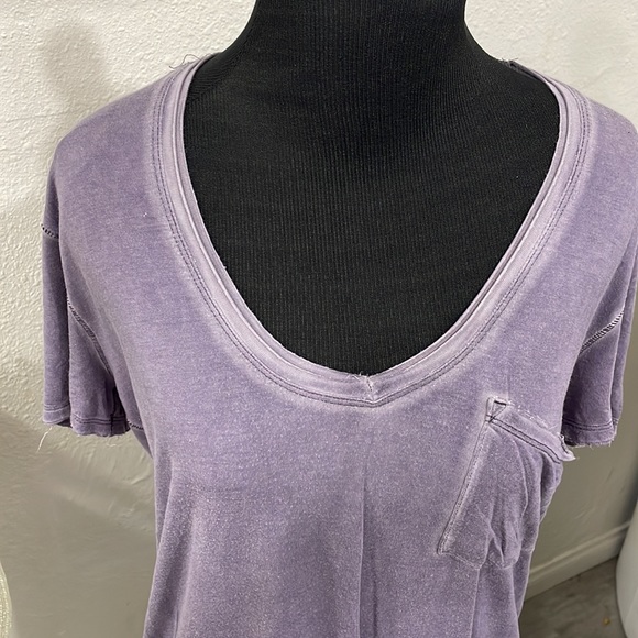 Free People Purple Tee - Picture 2 of 11
